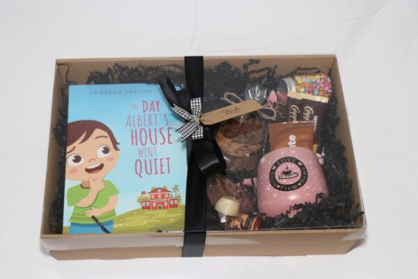 The Day Albert's House Went Quiet Gift Box - Pink Mug