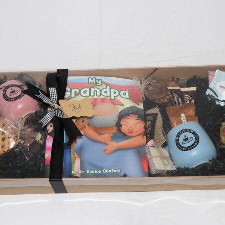 My Grandpa Gift Box- Blue & Pink Mugs
