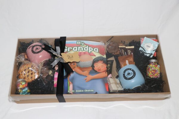 My Grandpa Gift Box- Blue & Pink Mugs